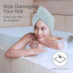 TENSTARS 5 Pack Thicken Microfiber Hair Towel Wrap - Image 3