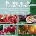 Hemlock Park Pomegranate Passionfruit Apothecary Hand-Poured Scented Candle | - Image 2