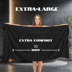 White Classic Luxury Soft Black Bath Sheet Towels - Image 4