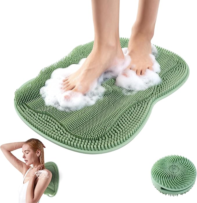 Bath Shower Foot Scrubber Mat by EaTubano