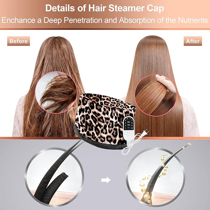 Heat Cap for Deep Conditioning, Ingeware Thermal Cap for Hair Steamer Cap for - Image 2