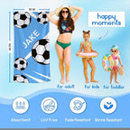 Personalized Beach Towel With Name, Custom Beach Towel with Text, Customized - Image 3