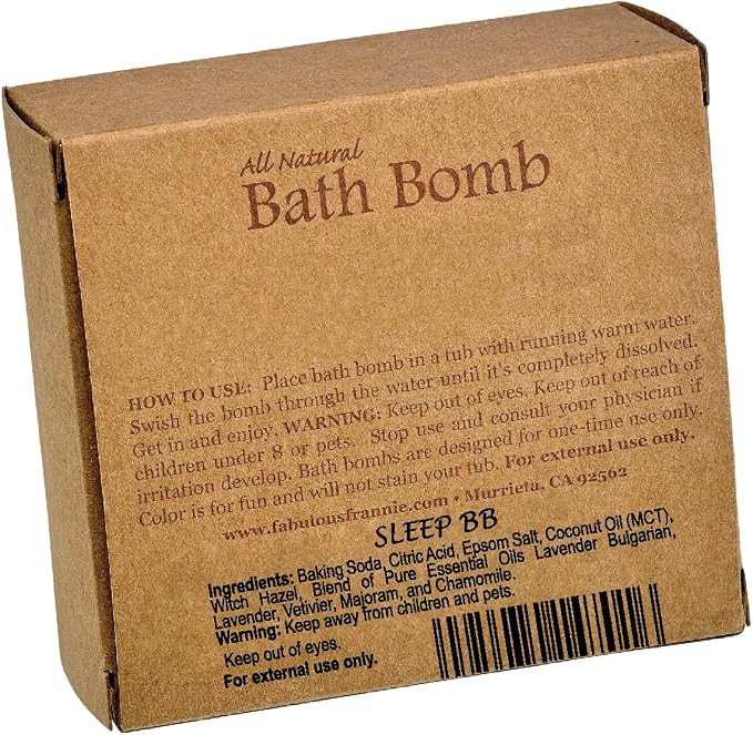 Fabulous Frannie Sleep Natural, Handmade Bath Bomb Set, Rich in Essential Oil - Image 2