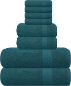 GLAMBURG Ultra Soft 8-Piece Towel Set by GLAMBURG