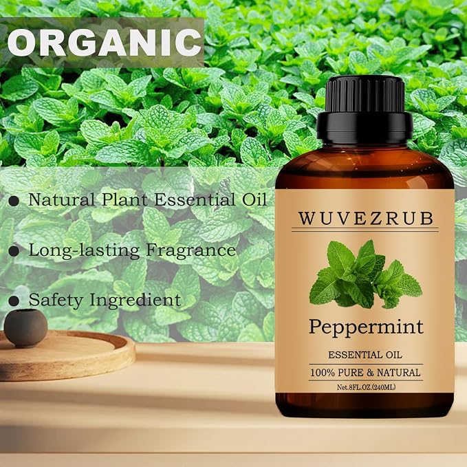 Peppermint Essential Oils, 240ML Pure and Natural Essential Oil - Image 4