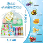 80PCS Spa Birthday Party Supplies, Include Face Masks, Lip Balm, Hand Cream - Image 3