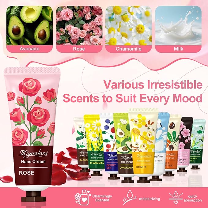 Hand Cream Gift Set 20 Pack, Mothers Day Gifts, Moisturizing Hand Lotion - Image 3