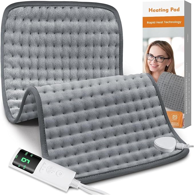 Heating Pad for Back Pain Relief, Heating Pads for Period Cramps by BecomePartofYourHome
