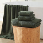 27x55 Bath Towels Set 100 Percent Cotton 650GSM Luxury Super Soft Absorbent - Image 3
