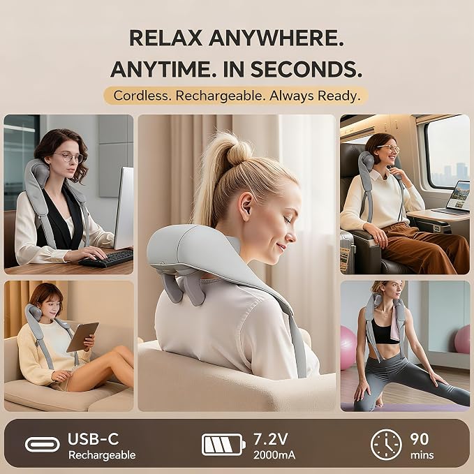 Shiatsu Neck and Shoulder Massager - Image 5