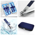 QURIPE 7pcs Manicure Set, Nail Clippers Kit, Stainless Steel Manicure Kit - Image 5