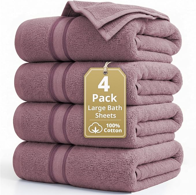 LANE LINEN 100% Cotton Bath Sheets by LaneLinen