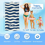JML Custom Beach Towel with Name, Personalized Microfiber Beach Towel with Name - Image 3