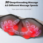 Blue Elf Shiatsu Electric Neck Back Massager Pillow 3D Kneading - Image 5