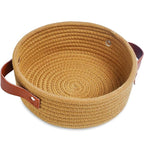 ABenkle Small Storage Basket, Mini Cotton Rope Storage Bin, Cute Tiny Shelf by ABenkle