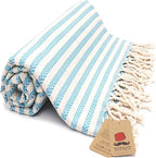 Bazaar Anatolia Turkish Beach Towel – 100% Cotton, Quick Dry, Sand Free Towel by BazaarAnatolia