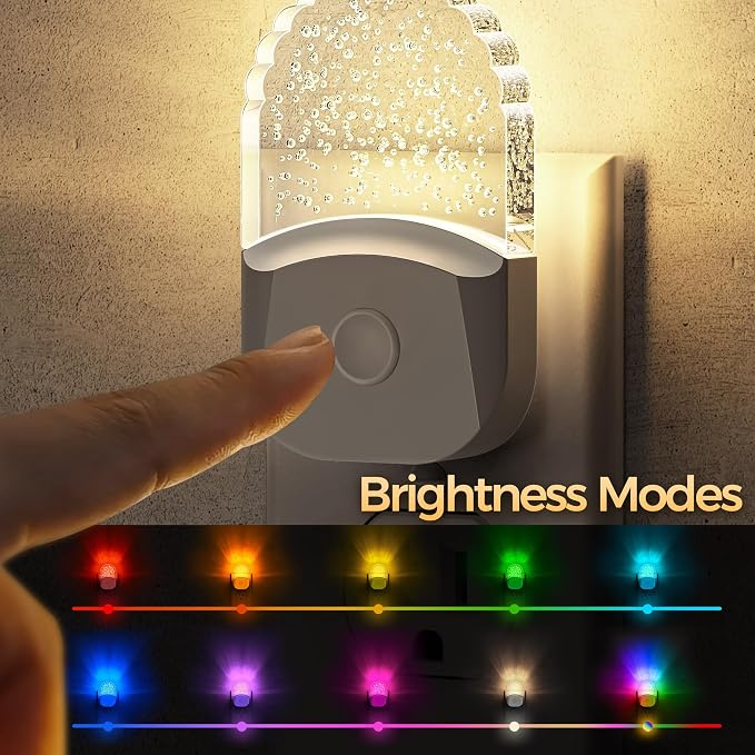 Night Lights Plug Into Wall, Color Changing Night Light - Image 2