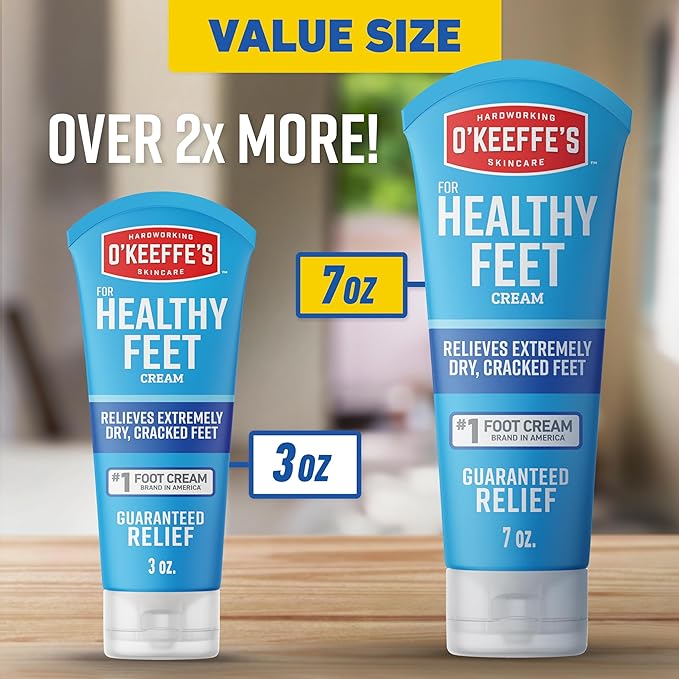 O'Keeffe's for Healthy Feet Foot Cream - 7 oz Tube - Guaranteed Relief for - Image 4
