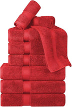 Superior Egyptian Cotton Pile 9 Piece Towel Set, Includes 3 Bath, 3 Hand - Image 2
