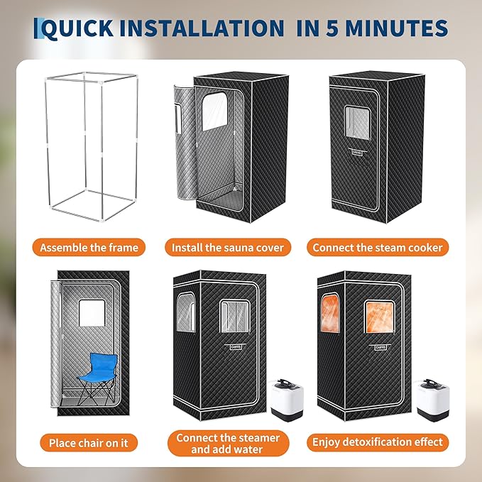 Garvee Sauna Box, Portable Sauna - Image 7