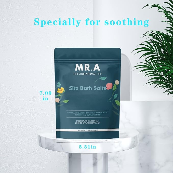 1.7 lbs Sitz Bath for Hemorrhoids, Premium Grade 23 Ingredients, Advanced - Image 6