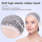 TaShow 120 Pcs Disposable Bouffant Caps, 21 Inches Hair Nets - Image 4