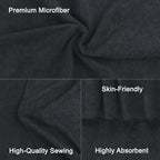 Orighty Black Salon Towel, Spa and Home Hair Care - Image 3