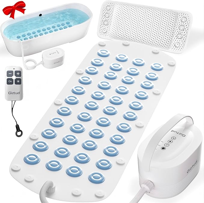 Bubble Bath Mat with Warm Air by Unknown