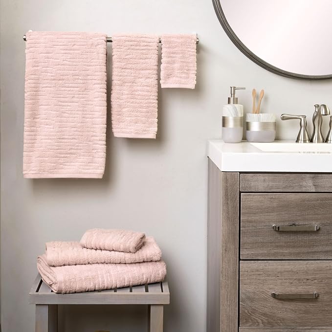 SKL Home CloudSoft 100% Cotton Luxury 6-Piece Towel Set, 600 GSM, Ultra Plush & - Image 4