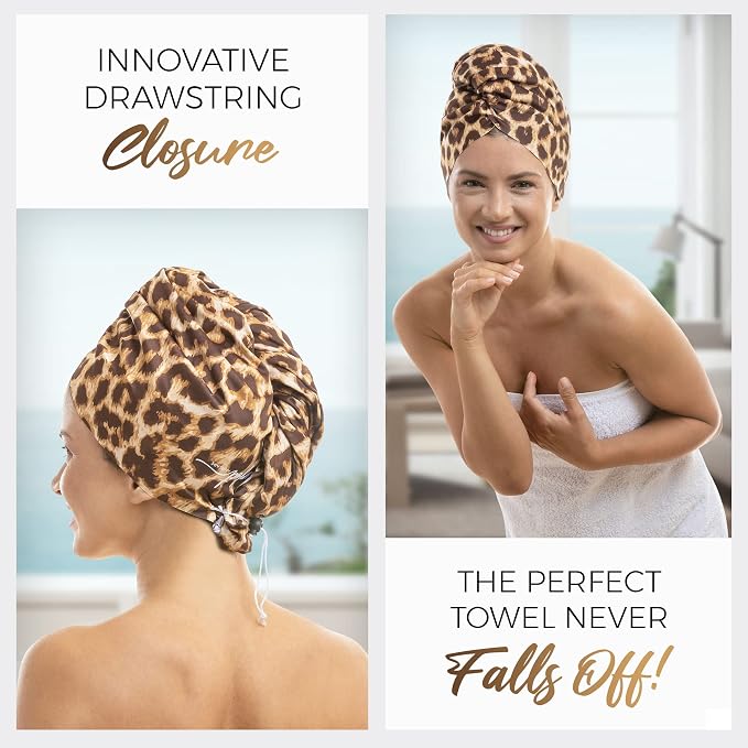 Microfiber Hair Towel Wrap - Image 3