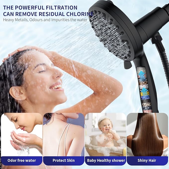 Filtered Shower Head with Handheld - Image 2