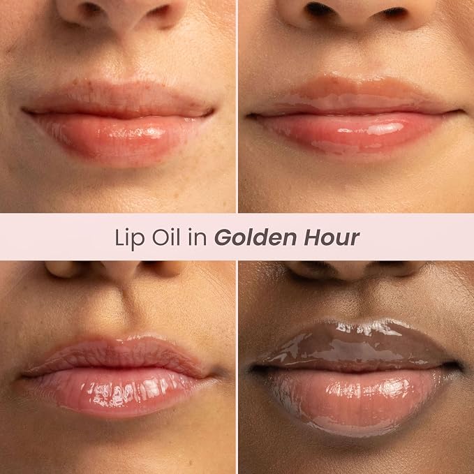 Burt's Bees Lip Oil Golden Hour, Instant Hydration, Nourishes and Softens Lips - Image 5