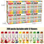 AZEN 200 Pack Lip Balm Bulk, Moisturizing Lip Balms - Image 8