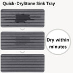 NiuYichee 2 PCS Water Absorbent diatomite Coasters, 9.5" x 4" Water Absorbing - Image 5