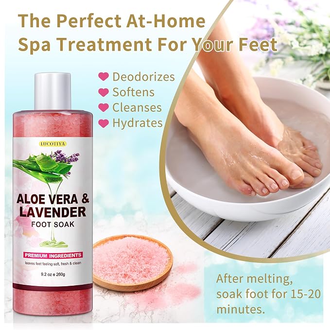 LUCOTIYA Pedicure Kit Foot Spa Soak Set Callus/Cuticle Remover File, Dead Skin - Image 2