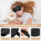 Kids Sleep Mask Eye Cover, 100% Real Natural Pure Silk Eye Mask - Image 3
