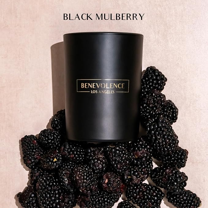 Benevolence LA Black Berries Scented Candle | Soy Christmas Candles - Image 3