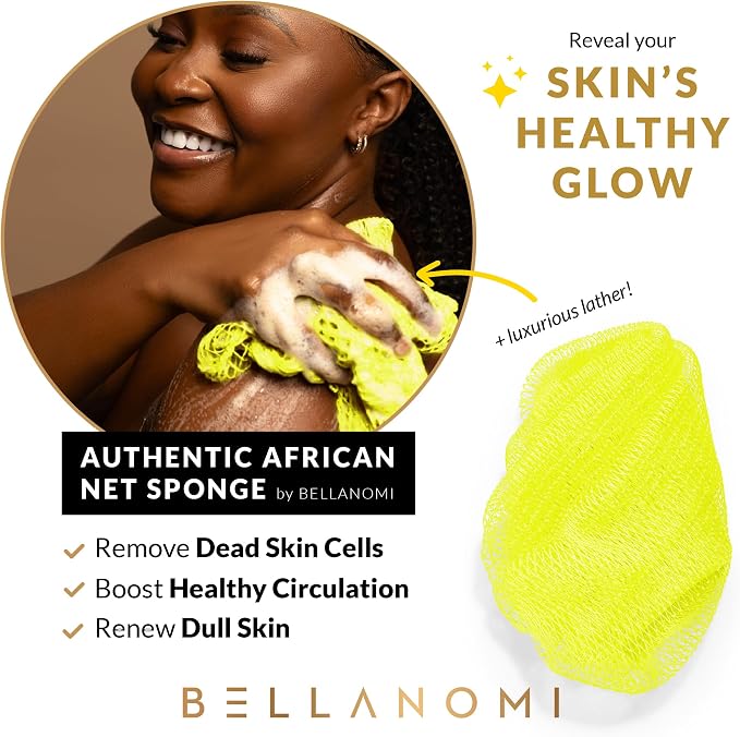 Bellanomi African Exfoliating Net Sponge - Image 5