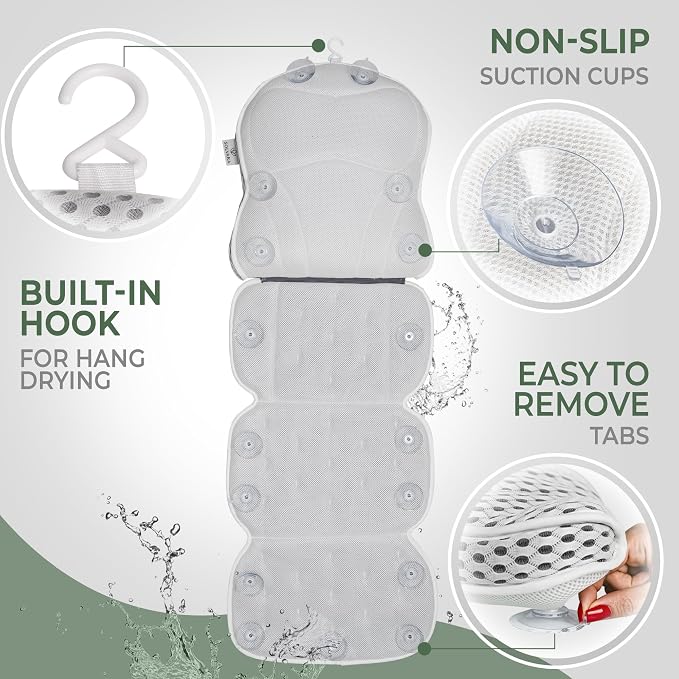 Full Body Bath Pillow for Tub - Image 5