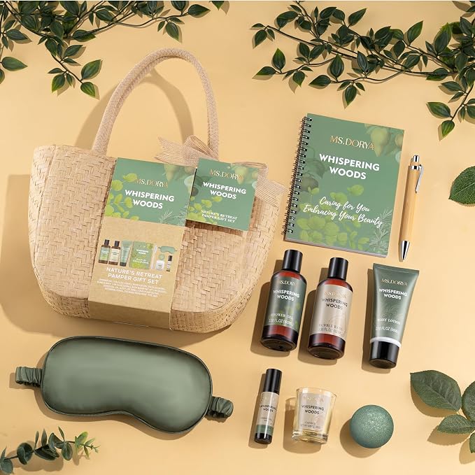 Mothers Day Gift Baskets for Mom Spa Kit for Women 10 Pcs Birthday Gifts Set - Image 8