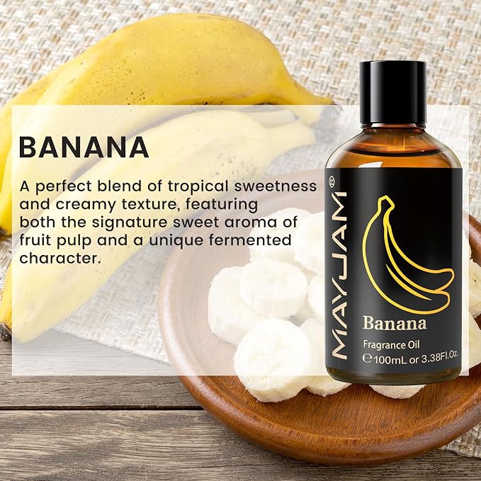 MAYJAM 100ML/3.38FL.OZ Banana Fragrance Oils - Image 3