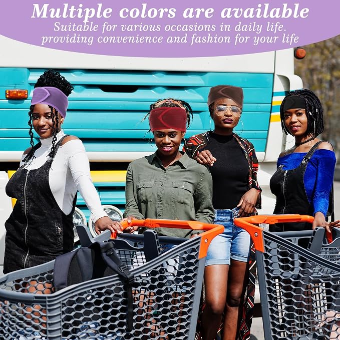 CIATBYYJ 4Pcs Mesh Hair Wraps, Thicker Soft Head Wraps - Image 6