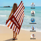 JML Custom Beach Towel with Name, Personalized Microfiber Beach Towel with Name - Image 6