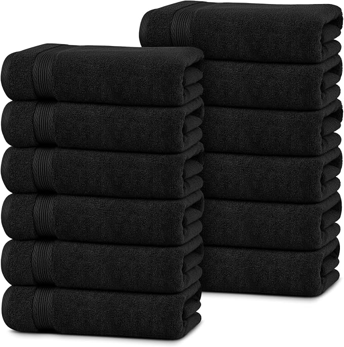Linteum Textile Supply Luxury Hair Towels 100% Ring Spun Cotton Towel by LinteumTextileSupply