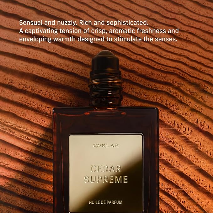 CYKLAR Perfume Oil for Skin – Cedar Supreme Scent – Crisp, Aromatic & Warm - Image 3