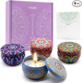 Scented Candles Gift Set for Women 4 Pack Soy Wax Candles by MRLTOP