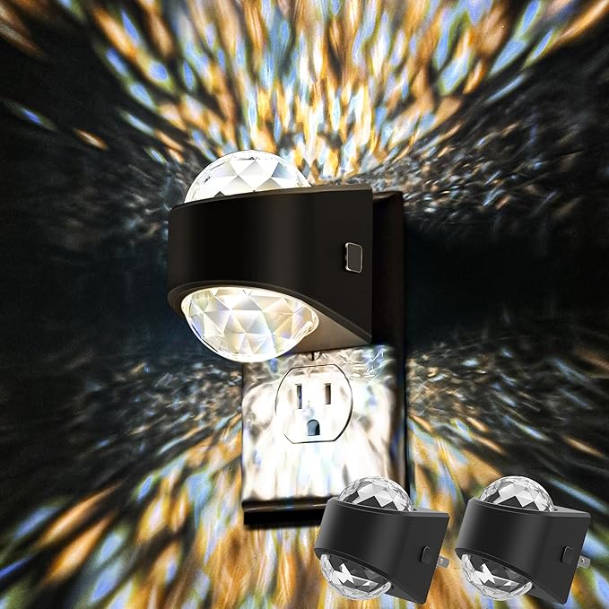 Night Light Plug into Wall, Color Changing Night Light, 3CCT Diamond Design by WelcometoBriigniteenjoyyourtimehere
