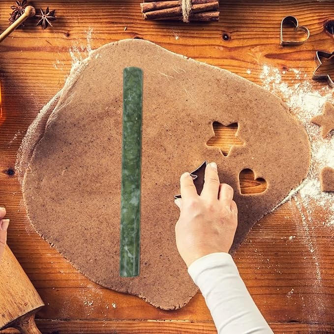 Jade Rolling Pin Non-Stick Dough Roller - Image 2