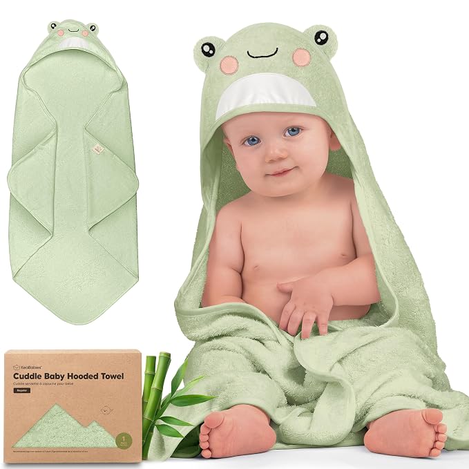 KeaBabies Hooded Baby Towel for Newborn by KeaBabies