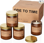 M&SENSE 4 Pack Candle Gift Set, Scented Candle Sets by MSENSE